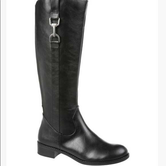 Life Stride Shoes - Life Stride Black Knee High Boots Size 8